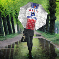 Custom Haiti Football Umbrella National Flag Design - Wonder Print Shop