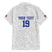 Custom Haiti Football Hawaiian Shirt Paisley Flag Pattern Design - Wonder Print Shop