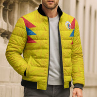 Colombia Rene Higuita Scorpion Kick Bomber Puffer Jacket Home Retro 1995 Goalkeeper Legend - Wonder Print Shop