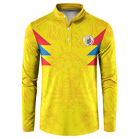 Colombia Rene Higuita Scorpion Kick Button Sweatshirt Home Retro 1995 Goalkeeper Legend - Wonder Print Shop