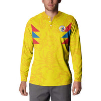 Colombia Rene Higuita Scorpion Kick Button Sweatshirt Home Retro 1995 Goalkeeper Legend - Wonder Print Shop