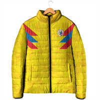 Colombia Rene Higuita Scorpion Kick Padded Jacket Home Retro 1995 Goalkeeper Legend - Wonder Print Shop
