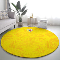 Colombia Rene Higuita Scorpion Kick Round Carpet Home Retro 1995 Goalkeeper Legend - Wonder Print Shop