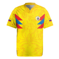 Colombia Rene Higuita Scorpion Kick Rugby Jersey Home Retro 1995 Goalkeeper Legend - Wonder Print Shop