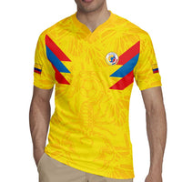 Colombia Rene Higuita Scorpion Kick Rugby Jersey Home Retro 1995 Goalkeeper Legend - Wonder Print Shop