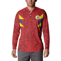 Colombia Rene Higuita Scorpion Kick Button Sweatshirt Away Retro 1995 Goalkeeper Legend - Wonder Print Shop