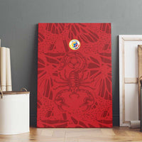 Colombia Rene Higuita Scorpion Kick Canvas Wall Art Away Retro 1995 Goalkeeper Legend - Wonder Print Shop