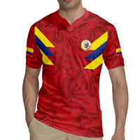 Colombia Rene Higuita Scorpion Kick Rugby Jersey Away Retro 1995 Goalkeeper Legend - Wonder Print Shop