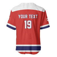 Canada Ice Hockey Custom Baseball Jersey Maple Leaf Turkey Mascot