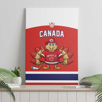 Canada Ice Hockey Canvas Wall Art Maple Leaf Turkey Mascot