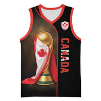 Personalized Canada Football 2026 Basketball Jersey Trophy Flag Pride Art