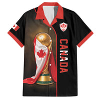 Personalized Canada Football 2026 Hawaiian Shirt Trophy Flag Pride Art