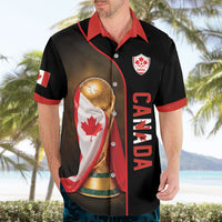 Personalized Canada Football 2026 Hawaiian Shirt Trophy Flag Pride Art
