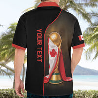Personalized Canada Football 2026 Hawaiian Shirt Trophy Flag Pride Art