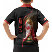 Personalized Canada Football 2026 Hawaiian Shirt Trophy Flag Pride Art