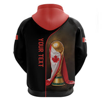 Personalized Canada Football 2026 Hoodie Trophy Flag Pride Art
