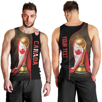 Personalized Canada Football 2026 Men Tank Top Trophy Flag Pride Art
