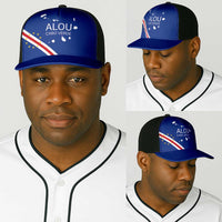Alou Cabo Verde Football Baseball Net Cap Island Map Flag Pride