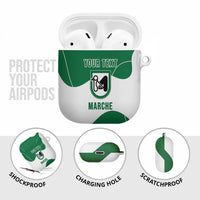 Personalized Italy Marche AirPods Case Flag Style - Wonder Print Shop