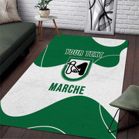 Personalized Italy Marche Area Rug Flag Style - Wonder Print Shop