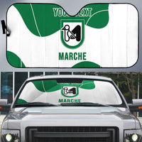 Personalized Italy Marche Auto Sun Shade Flag Style - Wonder Print Shop