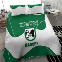 Personalized Italy Marche Bedding Set Flag Style - Wonder Print Shop