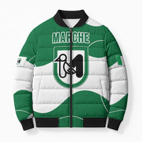 Personalized Italy Marche Bomber Puffer Jacket Flag Style LT19