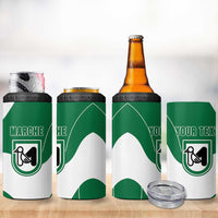 Personalized Italy Marche 4 in 1 Can Cooler Tumbler Flag Style - Wonder Print Shop