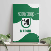 Personalized Italy Marche Canvas Wall Art Flag Style - Wonder Print Shop