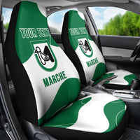 Personalized Italy Marche Car Seat Cover Flag Style - Wonder Print Shop