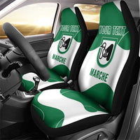 Personalized Italy Marche Car Seat Cover Flag Style - Wonder Print Shop