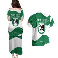 Personalized Italy Marche Couples Matching Puletasi and Hawaiian Shirt Flag Style LT19