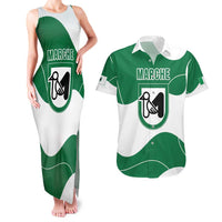 Personalized Italy Marche Couples Matching Tank Maxi Dress and Hawaiian Shirt Flag Style LT19
