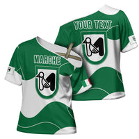 Personalized Italy Marche Cross Shoulder Shirt Flag Style LT19