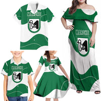 Personalized Italy Marche Family Matching Off Shoulder Maxi Dress and Hawaiian Shirt Flag Style LT19