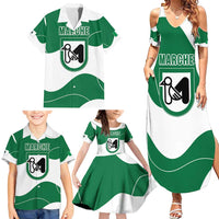Personalized Italy Marche Family Matching Summer Maxi Dress and Hawaiian Shirt Flag Style LT19