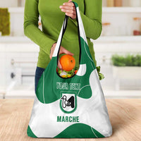 Personalized Italy Marche Grocery Bag Flag Style - Wonder Print Shop
