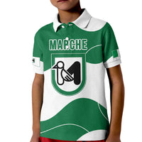 Personalized Italy Marche Kid Polo Shirt Flag Style LT19