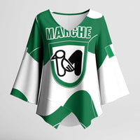 Personalized Italy Marche Kimono Sleeve Blouse Flag Style LT19