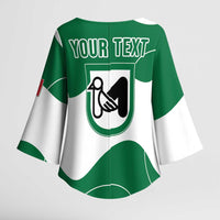 Personalized Italy Marche Kimono Sleeve Blouse Flag Style LT19