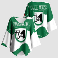 Personalized Italy Marche Kimono Sleeve Blouse Flag Style LT19