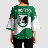 Personalized Italy Marche Kimono Sleeve Blouse Flag Style LT19