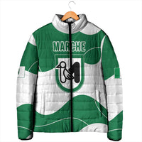 Personalized Italy Marche Padded Jacket Flag Style LT19
