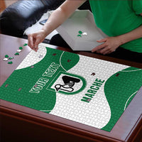 Personalized Italy Marche Puzzle Flag Style - Wonder Print Shop