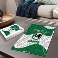 Personalized Italy Marche Puzzle Flag Style - Wonder Print Shop