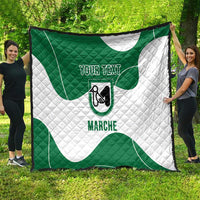 Personalized Italy Marche Quilt Flag Style - Wonder Print Shop