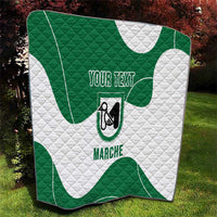 Personalized Italy Marche Quilt Flag Style - Wonder Print Shop