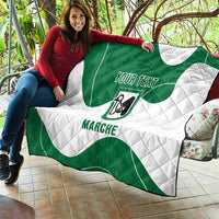 Personalized Italy Marche Quilt Flag Style - Wonder Print Shop