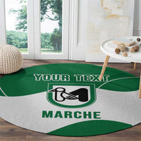 Personalized Italy Marche Round Carpet Flag Style - Wonder Print Shop