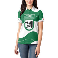 Personalized Italy Marche Women Polo Shirt Flag Style LT19